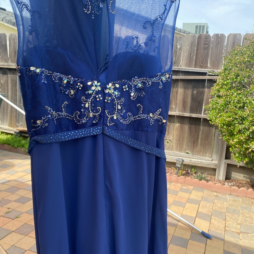 Navy Blue Prom Dress